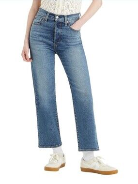 Levi's Women's Ribcage Straight Ankle Jeans Size 29